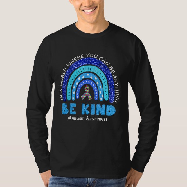 T-shirt Autism Awareness Month Support Be Kind Puzzle Piec (Devant)