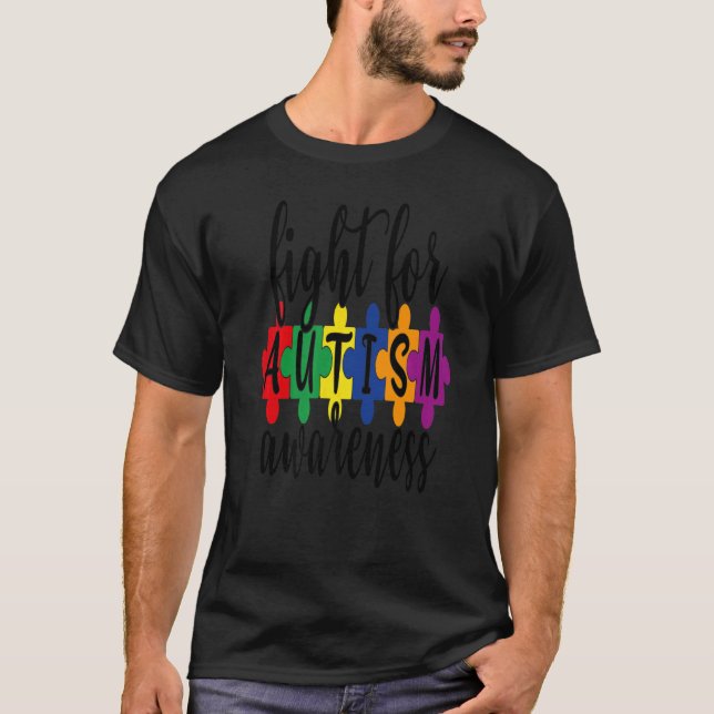 T-shirt Autism Awareness Quote Mom Boys Girls Men (Devant)