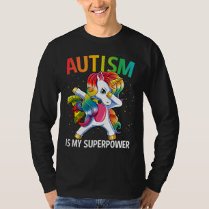 T-shirt Autism Awareness Unicorn Superpower