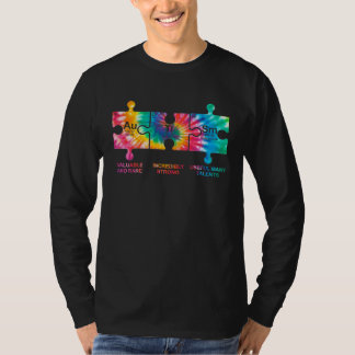 T-shirt Autism Awareness Women Men Kids Elements Periodic 