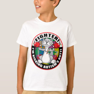 T-shirt Autism Chat Fighter