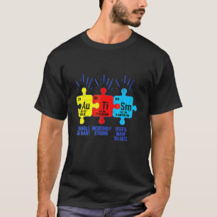 T-shirt Autism Elements Peri Odic Ta Ble Awareness A SD Me