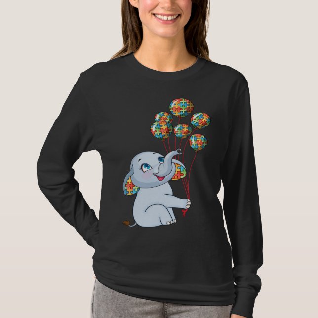 T-shirt Autism is my Incredible talent Baby Elephant Autis (Devant)