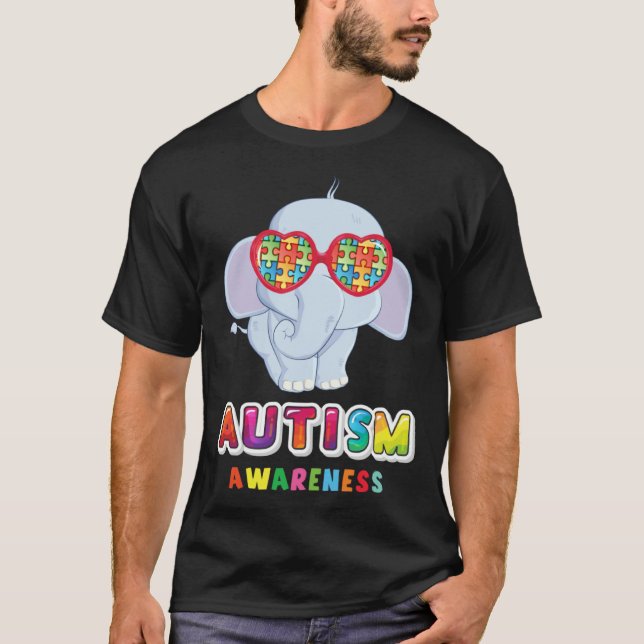 T-shirt Autism is my Incredible talent Baby Elephant Autis (Devant)