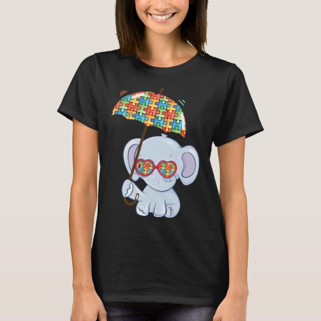 T-shirt Autism is my Incredible talent Baby Elephant Autis (Devant)