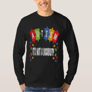 T-shirt Autism Is Not Disability Autism Awareness