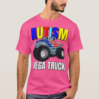 T-shirt Autism Mega Truck Crushing Sensibilisation sur l'a