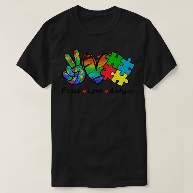 T-shirt Autism Mental Health A (Design devant)