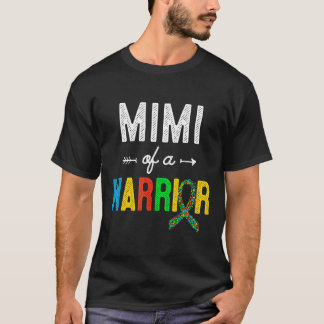 T-shirt Autism-Mimi Of A Warrior Autism Awareness Support