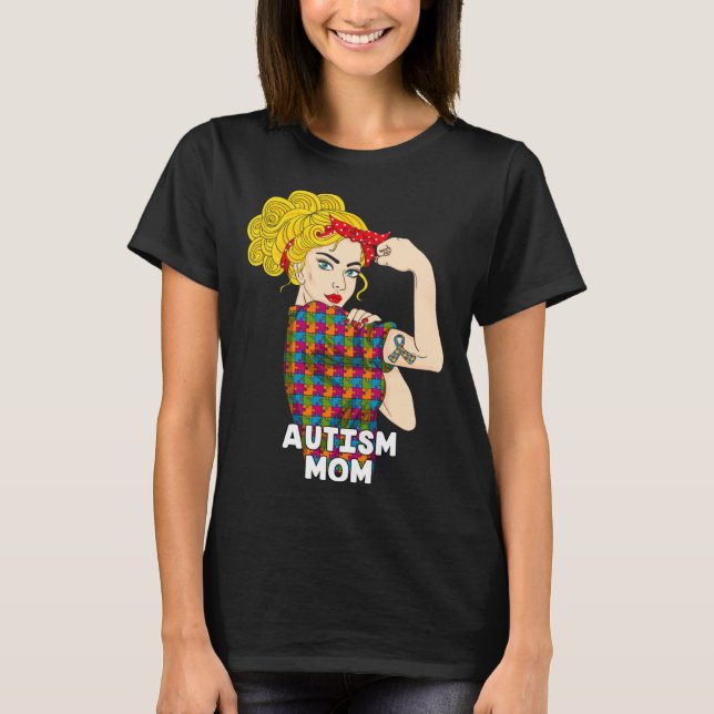 T-shirt Autism Mom Autism Awareness Kindness Support Autis (Devant)