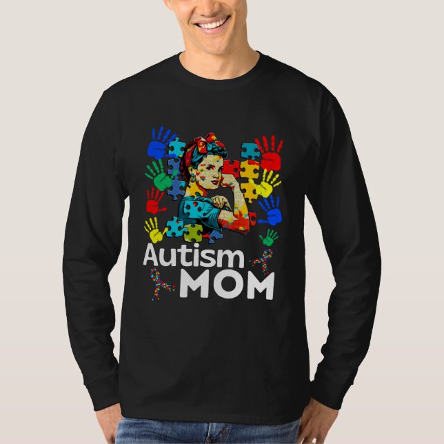 T-shirt Autism Mom Navigating Autism Spanish Mother Hispan (Devant)