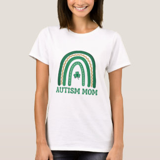 T-shirt Autism Mom St. Patrick's Day sensibilisation Chemi