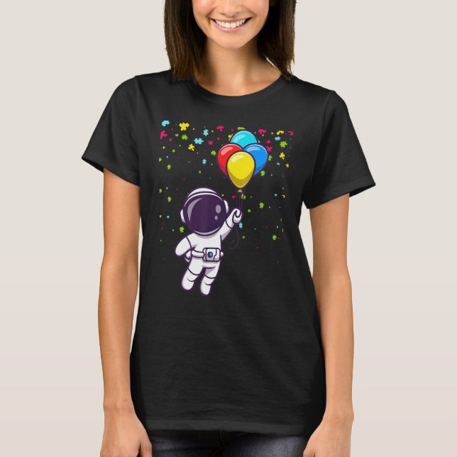 T-shirt Autism Mom Teacher Youth Kids Astronaut Autism Awa (Devant)