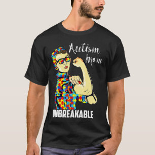 T-shirt Autism Mom Unbreakable Autism Awareness 1