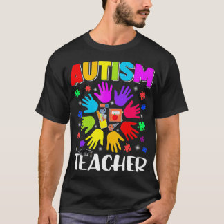T-shirt Autism Teacher Puzzle Autism Awareness Autistic Su