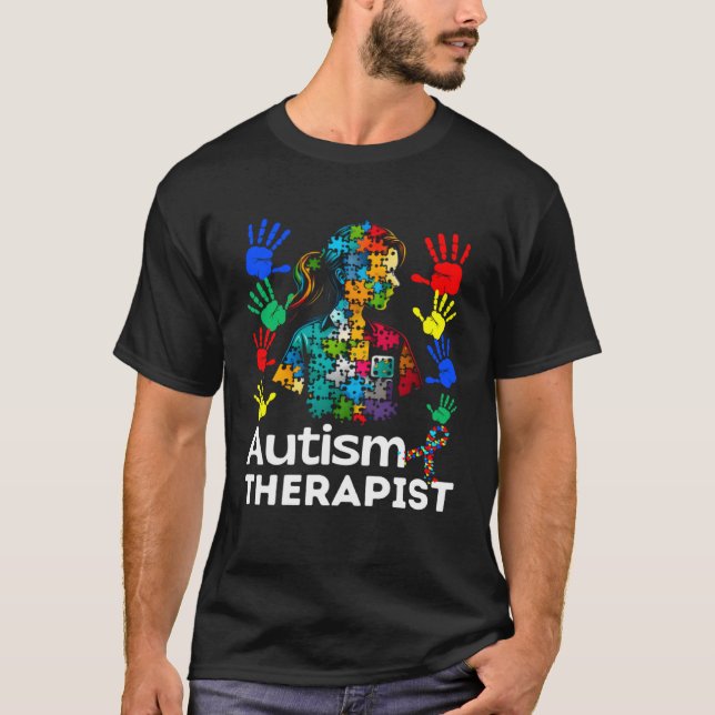 T-shirt Autism Therapist Navigating Autism Autism Counseli (Devant)