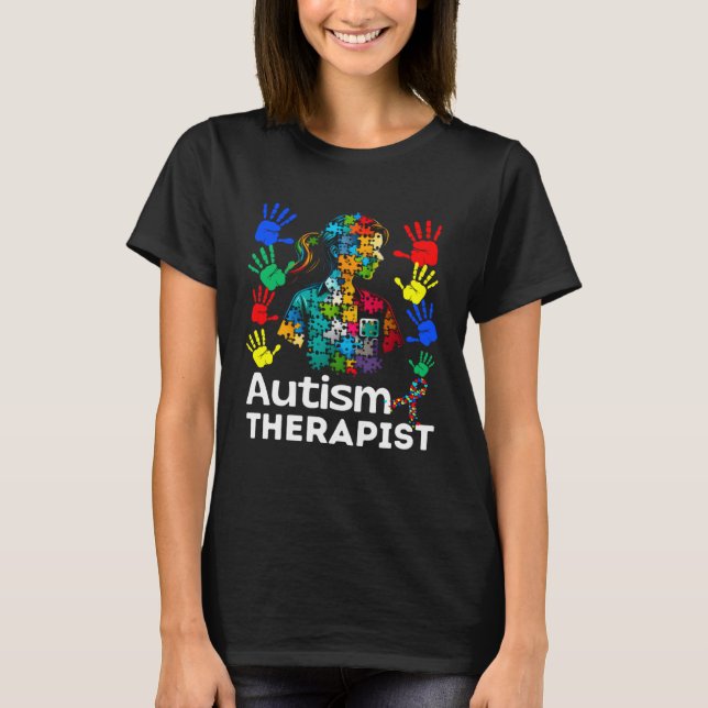 T-shirt Autism Therapist Navigating Autism Autism Counseli (Devant)