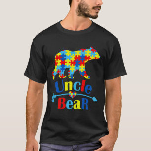 T-shirt Autism Uncle Bear Autism Awareness Month