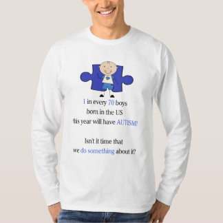 T-shirt Autisme 1 dans 70