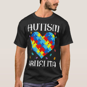 T-shirt Autisme Abuelita Cœur Associé Autisme Sensibilisat