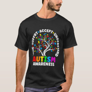 T-shirt Autisme Aimer Accepter le soutien Autiste Autisme