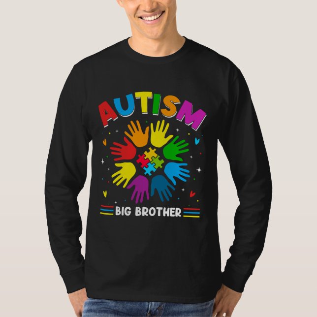 T-shirt Autisme Big Brother Love Sensibilisation sur l'aut (Devant)