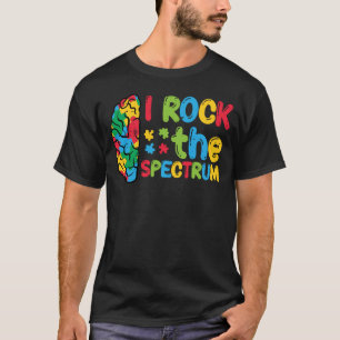 T-shirt Autisme cerveau Je fais bouger The Spectrum Awaren
