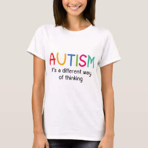 T-shirt Autisme C'est une façon différente de penser