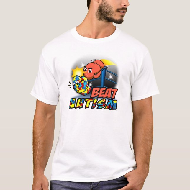 T-shirt Autisme de battement (Devant)