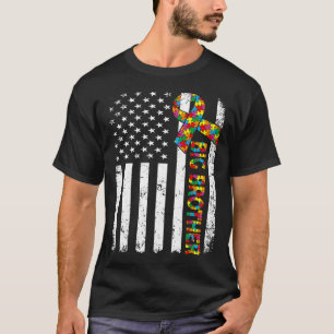 T-shirt Autisme déprimé Big Brother American Flag Family
