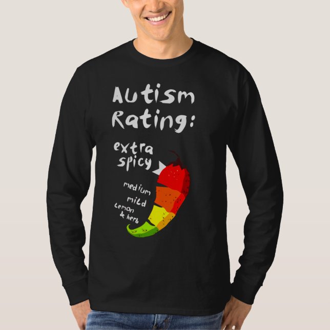 T-shirt Autisme épicé (Devant)