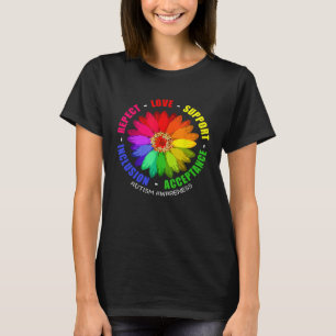 T-shirt Autisme Femmes Hommes Respect Amour Soutien Sensi