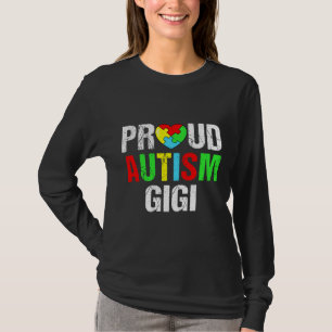 T-shirt Autisme Fière Et Dur Gigi Correspondance Familiale