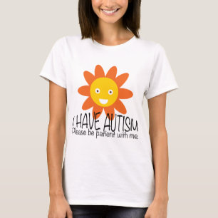 T-shirt Autisme Fleur Cute Sensibilisation
