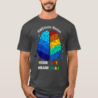 T-shirt Autisme génétique autistique