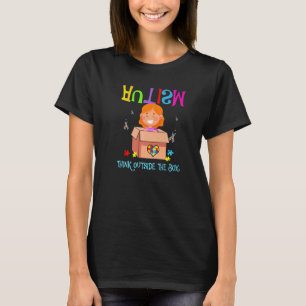 T-shirt Autisme Hors De La Boîte Sensibilisation sur l'aut