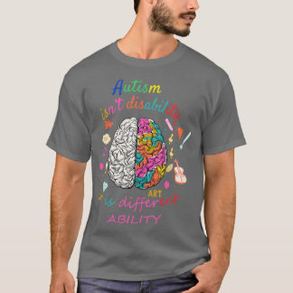 T-shirt autisme isnx27t un handicap itx27s un abi différen