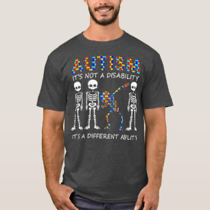 T-shirt Autisme Itamp39s pas un handicap Itamp39s a differ