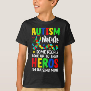 T-shirt Autisme Maman Certaines personnes regardent vers l