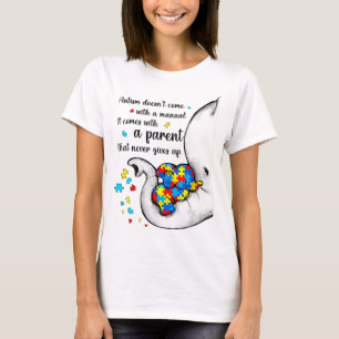 T-shirt Autisme Maman Chemise Femmes Sensibilisation sur l