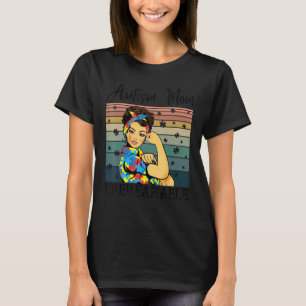 T-shirt Autisme Maman Incassable T Chemise Sensibilisation