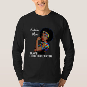 T-shirt Autisme Maman Indestructible Sensibilisation sur l