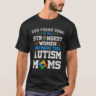 T-shirt Autisme Maman Le Fils Le Plus Fort Mère Autiste E