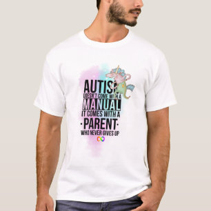 T-shirt Autisme Maman Papa Parent Slogan - Neurodiversité