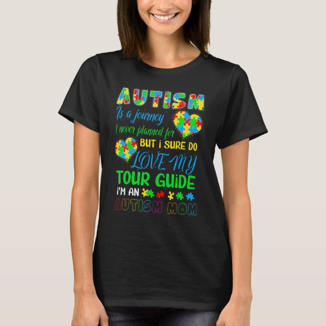 T-shirt Autisme Maman Sensibilisation sur l'autisme L'Auti (Devant)