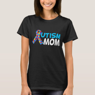 T-shirt Autisme Maman Sombre