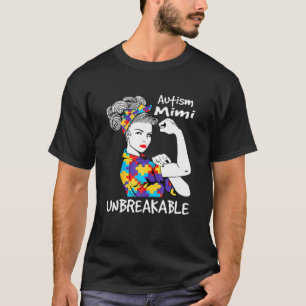 T-shirt Autisme Maman Un Cadeau Autisme Indestructible