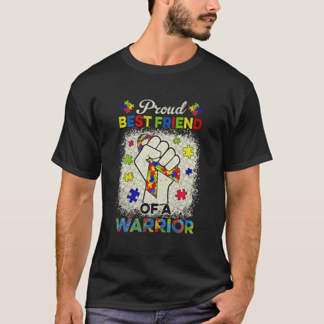 T-shirt Autisme meilleur ami Sensibilisation sur l'autisme (Devant)