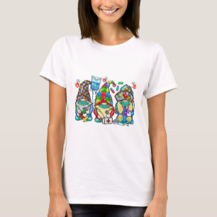 T-shirt Autisme Nurse Gnome