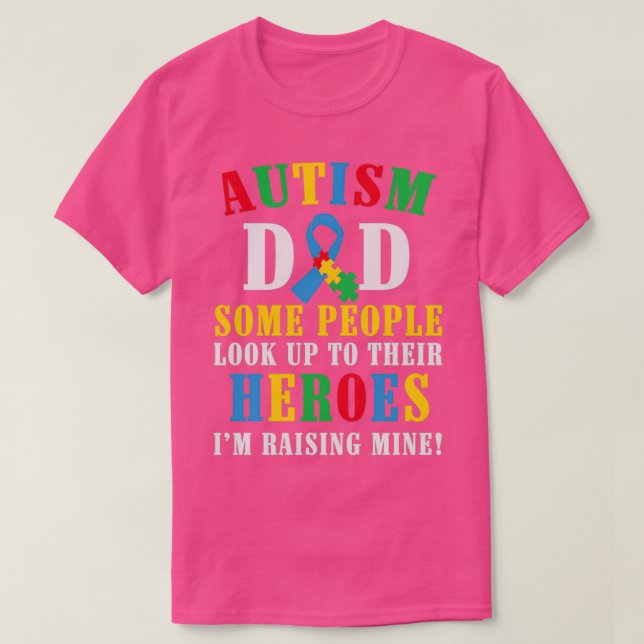 T-shirt Autisme papa 1 (Design devant)